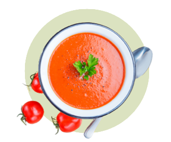 Protein enriched soups